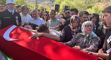 Şehit orman işçisi Ragıp Şahin, son yolculuğuna uğurlandı