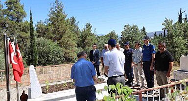 Şehit Uzman Çavuş Ceylan, mezarı başında anıldı