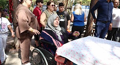 Sevgi teyzeye sevgi dolu yardım