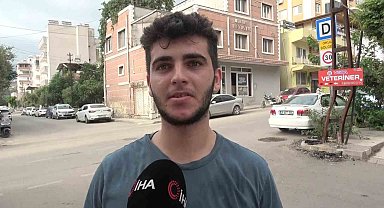 Sıcak havanın etkisiyle patlama yaşanan elektrik telleri korkuttu