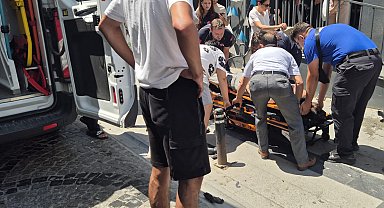 Silivri'de pedalları karıştırdı, ortalığı böyle birbirine kattı