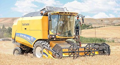 Sincan'da tahıl hasadı başladı