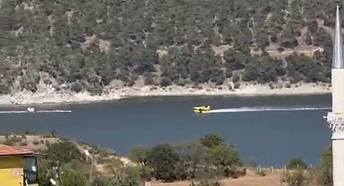 Sındırgı'da orman yangını