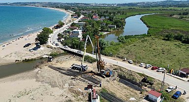 Sinop Akliman'daki köprüler çift yönlü olarak yenileniyor