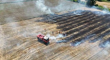 Sinop'ta anız yangını paniği
