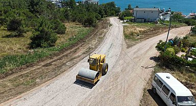 Sinop'ta asfalt mesaisi