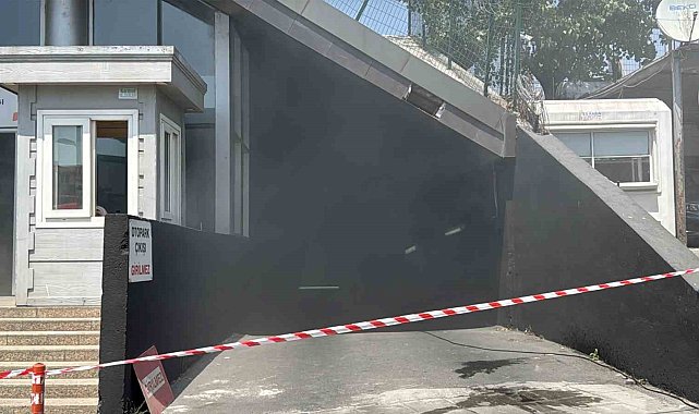 Şişli Kaymakamlığı Tapu Müdürlüğü'nde yangın paniği