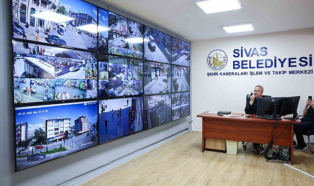Sivas Belediyesi 568 yeni kamera ile çevre kirliliği güvenlik denetimlerini artıyor