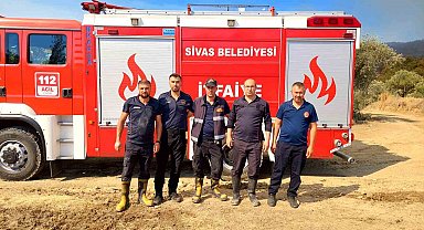 Sivas itfaiyesinden Hatay'a yardım eli