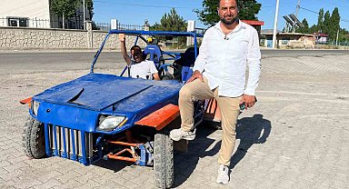 Su borularıyla arazi aracı üretti: 80 kilometre hıza ulaşıyor