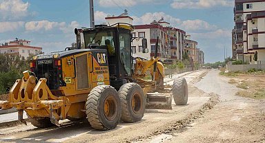 Tarsus'ta Bağlar Mahallesi'nde yol çalışmaları başladı