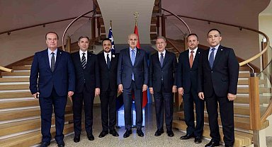 TBMM Başkanı Kurtulmuş'tan Türkiye'nin Saraybosna Büyükelçiliğine ziyaret