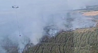 Tekirdağ Şarköy'deki yangında son durum... 15 uçak, 19 helikopter seferber