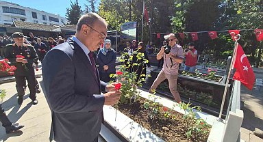 Tekirdağ'da 15 Temmuz şehidi Münür Alkan kabri başında anıldı