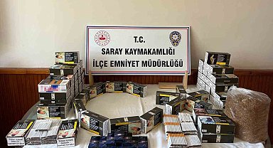 Tekirdağ'da kaçak tütün operasyonu: 3 kişi gözaltına alındı
