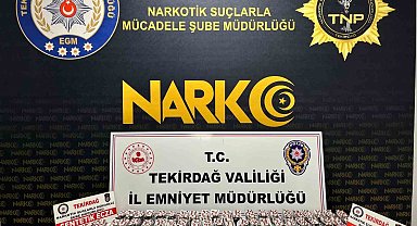 Tekirdağ'da uyuşturucu operasyonunda 3 kişi tutuklandı