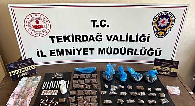 Tekirdağ'da uyuşturucu operasyonunda 3 kişi tutuklandı