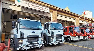 Tekirdağ'dan Enez'e yangın güvenliği desteği