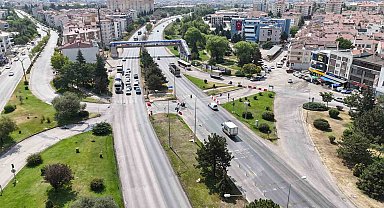 Tepebaşı kavşağı kapatıldı, kent içi toplu taşıma güzergâhları değişti
