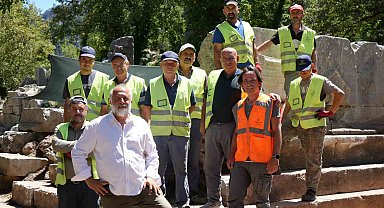 Termessos'ta tarih gün yüzüne çıkıyor: Antik kentte ilk kazı başladı