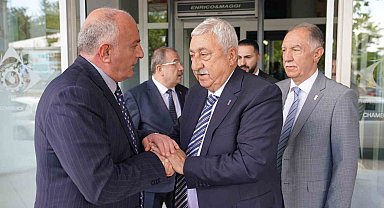 TESK Başkanı Palandöken'dan ETSO'ya ziyaret