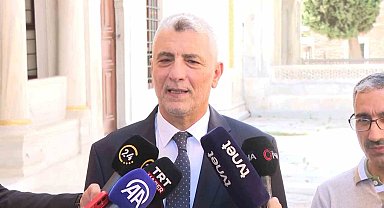 Ticaret Bakanı Ömer Bolat Ayasofya-i Kebir Camii Şerifi'nde düzenlenen mevlit programına katıldı