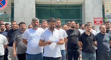 Tır sürücüleri Sarp Sınır Kapısı'nda Gürcistan'a tepki gösterdi