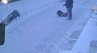 Tırdan fırlayan lastik az kalsın dehşet saçıyordu