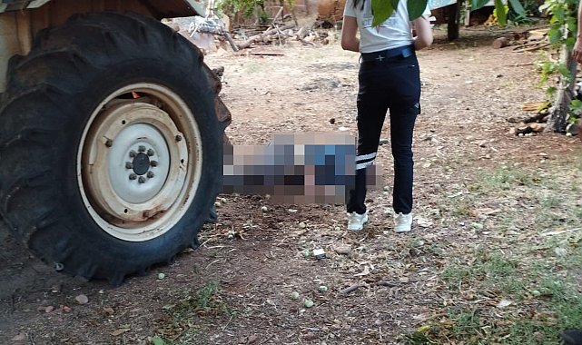 Traktörün altında kalan yaşlı adam hayatını kaybetti