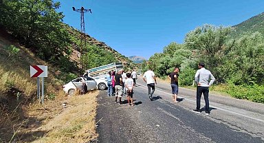 Tunceli'de trafik kazası: 3 yaralı