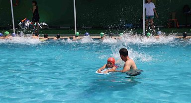 Turgutlu'da çocuklar yaz spor okullarıyla hem eğleniyor hem öğreniyor