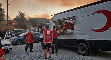 Türk Kızılay'ın orman yangınlarıyla mücadeleye desteği sürüyor