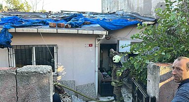 Ümraniye'de çakmakla oynayan çocuk yangın çıkardı