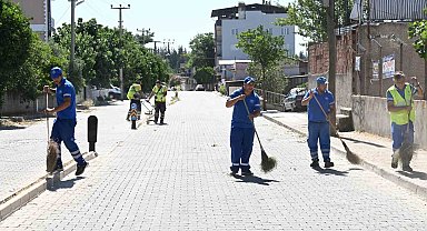 Umurlu'da temizlik çalışması