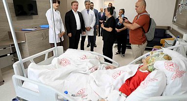 Vali Aydoğdu, hastaneye ziyarette bulundu