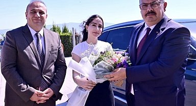 Vali Canbolat, Köşk Kaymakamı Taş ile bir araya geldi