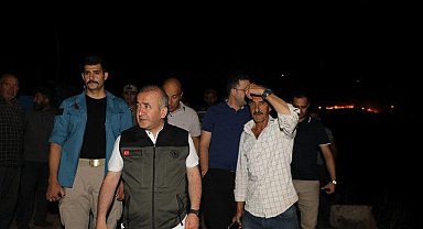 Vali Hatipoğlu: "Yapılan yoğun müdahale ile yangın kontrol altına alınmıştır"