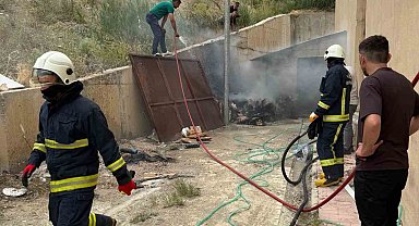 Van Tekstilkent'te yangın paniği