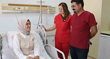 Van'da paratiroid bezi yanlış yerde olan hasta kapalı ameliyatla sağlığına kavuştu