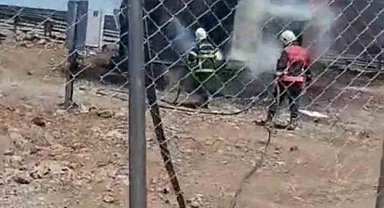 Viranşehir'de trafo alev alev yandı