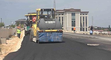 Yalova'da hastane yolunun asfaltı atıldı