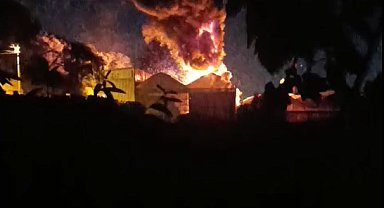 Yalova'da tarım işletmesinde yangın: 1 itfaiyeci yaralandı, 1'i de dumandan etkilendi