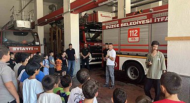 Yangına karşı bilinçli nesiller yetişiyor