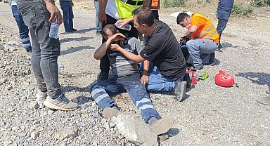 Yangına müdahale eden belediye işçisi baygınlık geçirdi, ayıldığında hayvanlar için gözyaşı döktü
