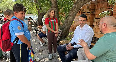 Yaz Kur'an kursu öğrencilerine aşure ikramı