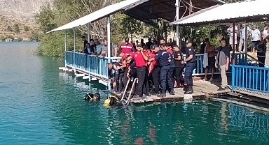 Yeğeninin düşen terliğini almak için baraj gölüne giren çocuktan acı haber