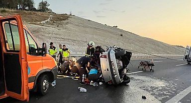 Yenipazar'da trafik kazası: 3 yaralı