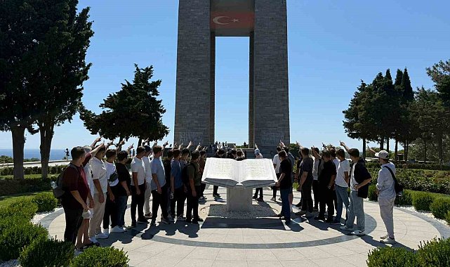 Yeşilyurt Genç Meclis Üyeleri Çanakkale'de tarihi mekanları inceledi
