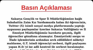 Yurtta pornografik film açıp sosyal medyada paylaşan 2 kız yurttan uzaklaştırıldı