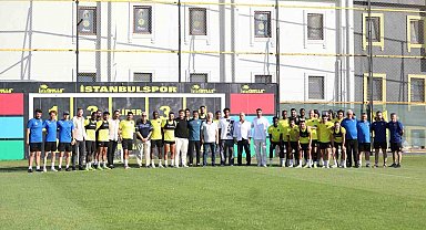 Zeki Çelik ve Gaoussou Diarra'dan İstanbulspor'a ziyaret